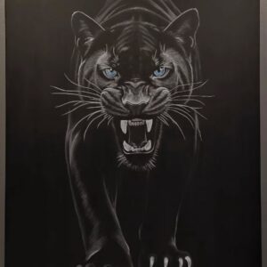 Black Panther 80x100 cm